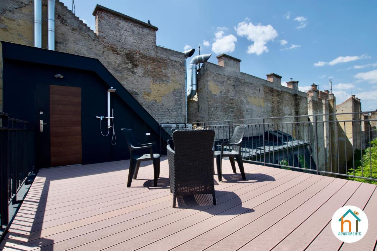 Premium Apartment By Hi5 - Penthouse Studio + Rooftop Budapest Exterior photo